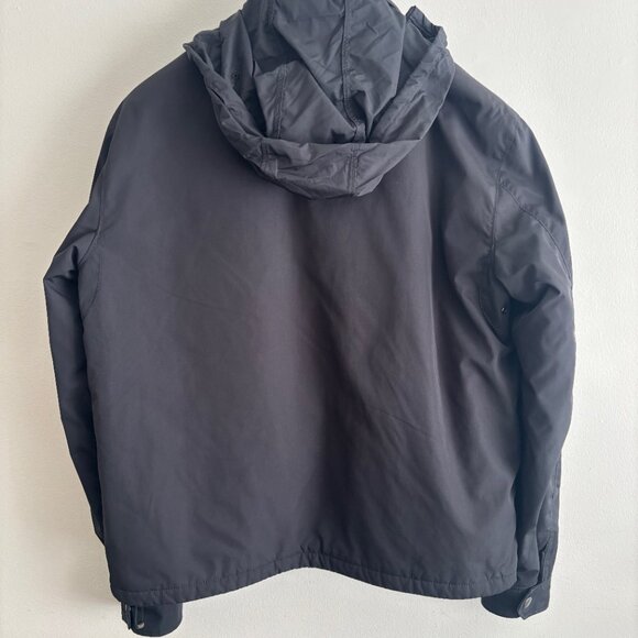 $375 Polo Ralph Lauren Black Insulated Windbreaker Jacket Stowable Hood - Large - Picture 5 of 11